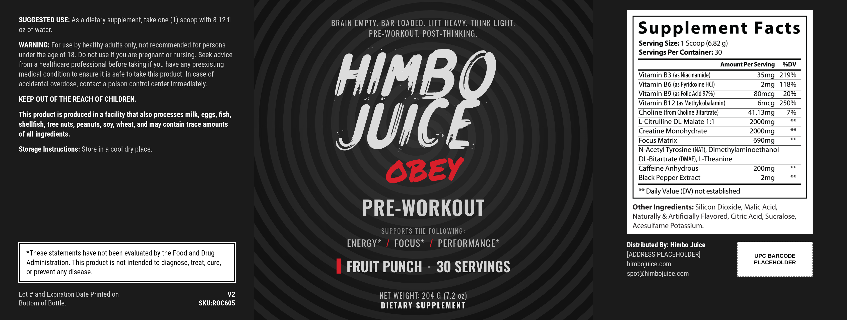 Full OBEY label